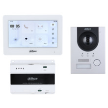 Dahua KTD01L-S3(S) Kit Videoportero 2-hilos IP exterior para Superfície + monitor interior