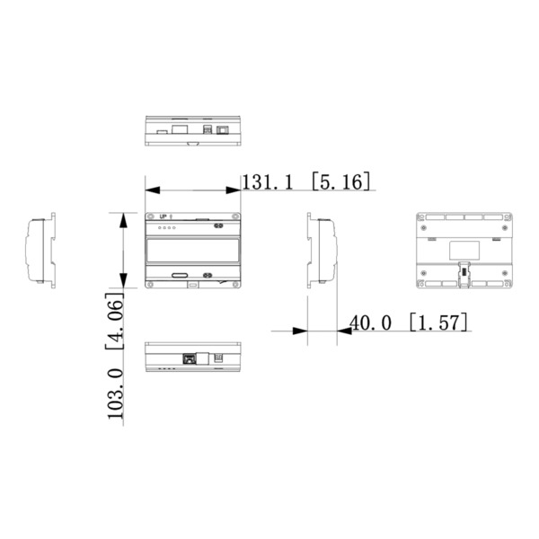 Dahua KTD01L(F) Kit Videoportero 2-hilos IP exterior para Insertar + monitor interior (4)