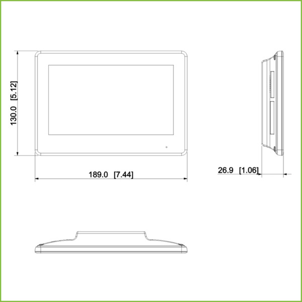 Dahua KTP04(F) Kit Videoportero IP exterior para Insertar + monitor interior (2)