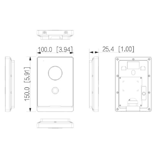 Dahua KTW01-S2 Kit Videoportero IP WiFi exterior de Superficie + monitor WiFi interior (1)