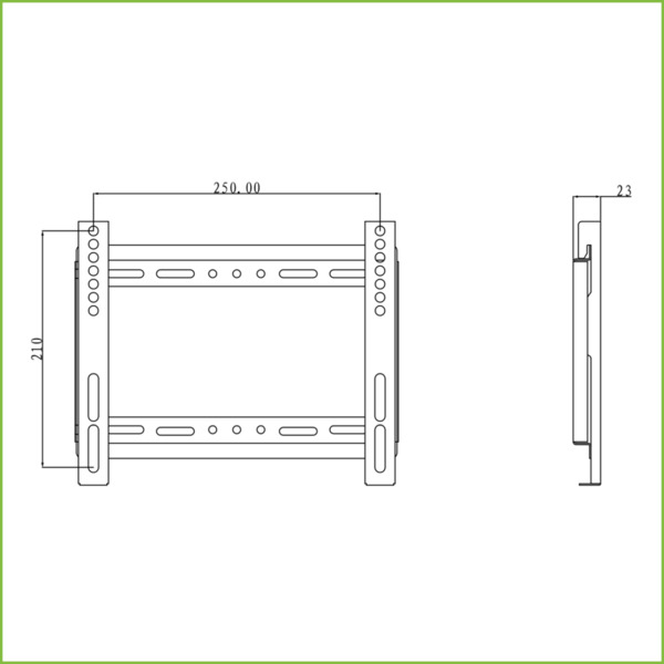 Dahua LM19/22/24/27/32-F200-BG Soporte Pared Monitores 19-32" hasta 25Kg (1)