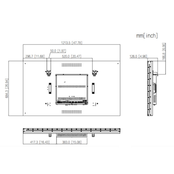 Dahua LS550UCM-EF Video Wall Display FHD pantalla de 55" (bisel ultra estrecho de 3,5 mm) (2)