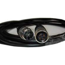 Dahua MCNU-DF4-DM4-3 Extension de cable de red con conectores M12 macho-hembra para grabador embarcado 3m