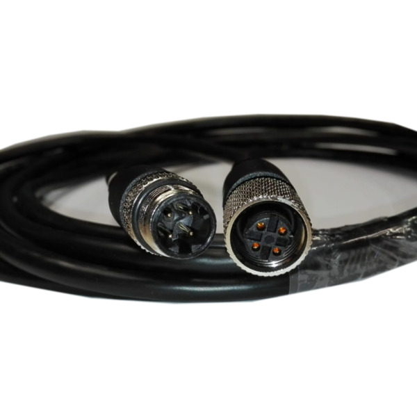 Dahua MCNU-DF4-DM4-3 Extension de cable de red con conectores M12 macho-hembra para grabador embarcado 3m