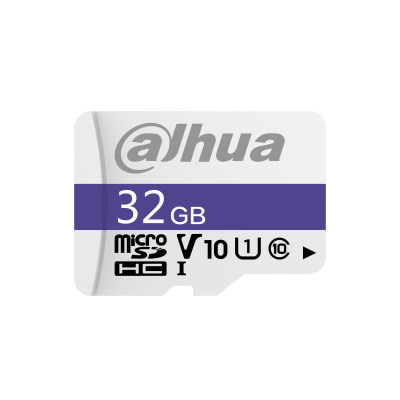 DAHUA MICROSD 32GB MICROSD CARD, READ SPEED UP TO 95 MB/S, WRITE SPEED UP TO 25 MB/S, SPEED CLASS C10, U1, V10, TBW 20TB (DHI-TF (1)