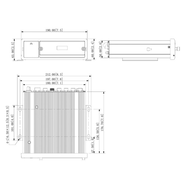Dahua MXVR4104-GFWI DVR 5EN1 Embarcado 4ch 1080P H265 1VGA 1 conector AVIACION 1HDD/SSD 1SD GPS 4G WiFi DC6-36V AI (3)