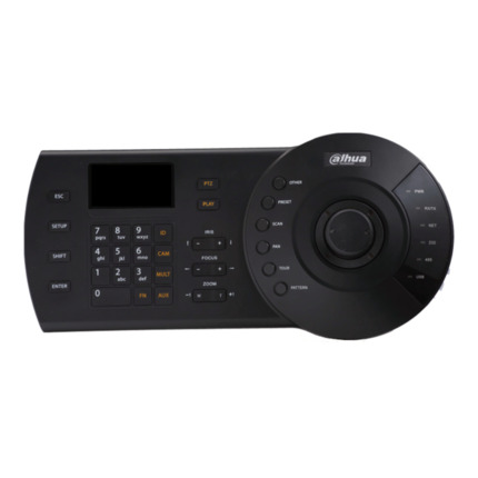 Comprar Dahua NKB1000-E(A) Teclado IP RS485/RS422/USB/RS232 para control PTZ DVR NVR 3 Ejes 12Vdc