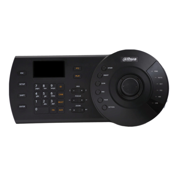 Dahua NKB1000-E(A) Teclado IP RS485/RS422/USB/RS232 para control PTZ DVR NVR 3 Ejes 12Vdc