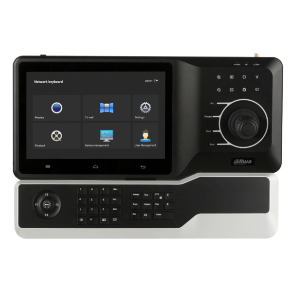 Dahua NKB5200-F Joystick con Pantalla Touch 10.1" IP RS485 USB 1xHDMI control PTZ 12Vdc + Extension Teclado