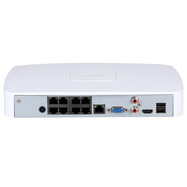 Dahua NVR2108-8P-4KS3 NVR 8ch 144Mbps 4K H265 HDMI 8PoE 1HDD (1)