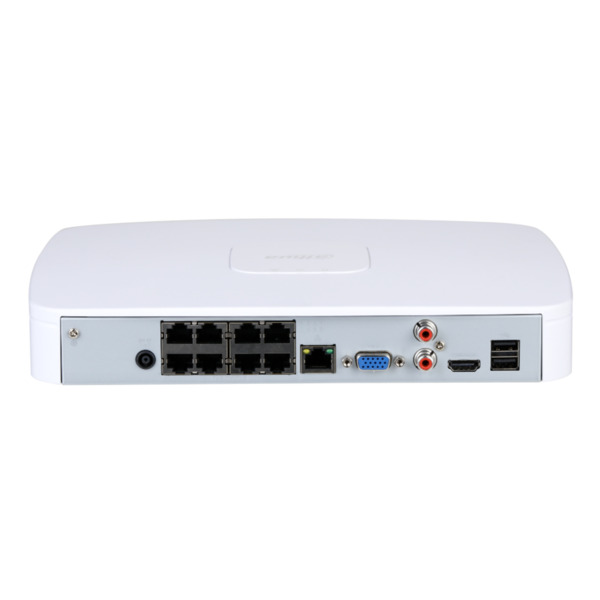 Dahua NVR2108-8P-I2 NVR 8ch 144Mbps H265 HDMI 8PoE 1HDD AI (1)