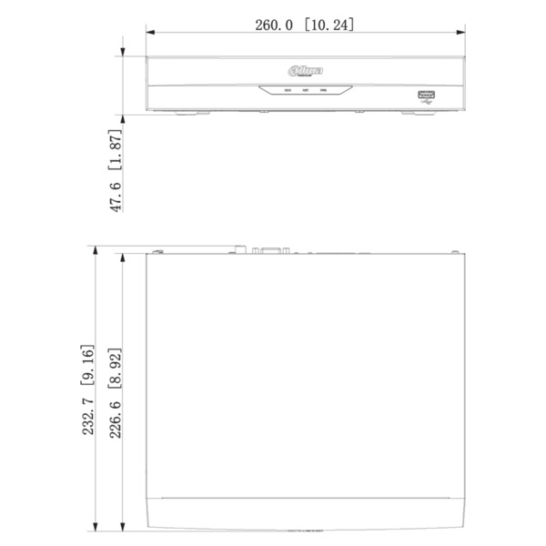 Dahua NVR2108HS-I2 NVR 8ch 80Mbps H265 HDMI 1HDD AI (3)