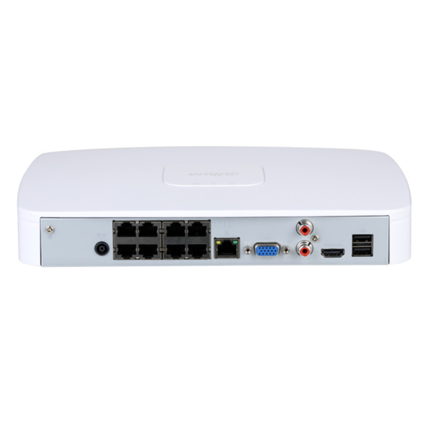 Dahua NVR4108-8P-4KS3 NVR 8ch 160Mbps H265 4K HDMI 8PoE 1HDD (1)
