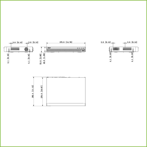 Dahua NVR4216-4KS2/L NVR 16ch 128Mbps 4K H265 HDMI 2HDD E/S (1)
