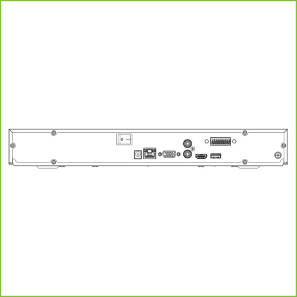 Dahua NVR4216-4KS2/L NVR 16ch 128Mbps 4K H265 HDMI 2HDD E/S (2)