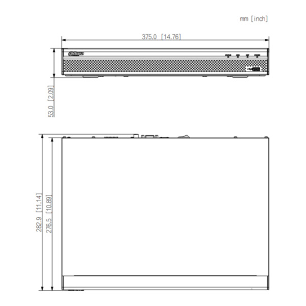 Dahua NVR4216-4KS3 NVR 16ch 160Mbps 4K H265 HDMI 2HDD E/S (3)
