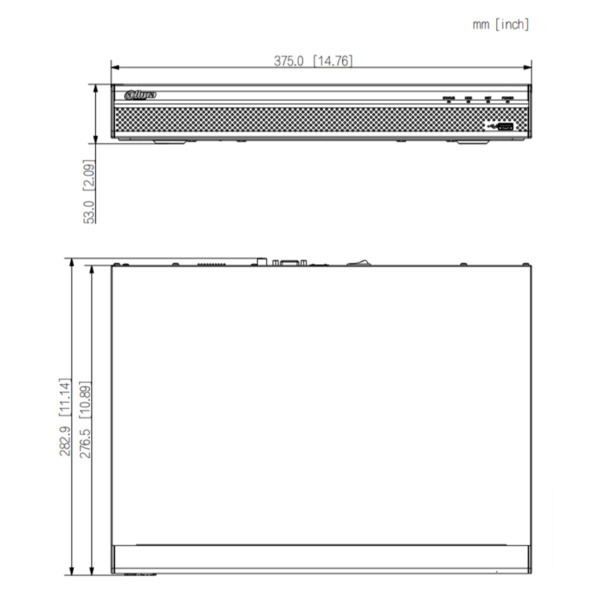 Dahua NVR4232-4KS3 NVR 32ch 160Mbps 4K H265 HDMI 2HDD E/S (3)