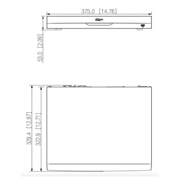 Dahua NVR5208-8P-EI NVR 8ch 384Mbps H265 HDMI 8PoE 2HDD E/S AI (3)