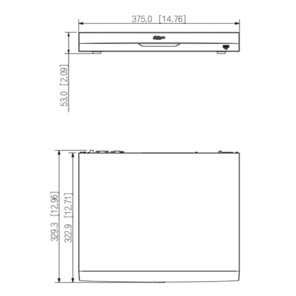 Dahua NVR5216-16P-EI NVR 16ch 384Mbps H265 HDMI 16PoE 2HDD E/S AI (3)