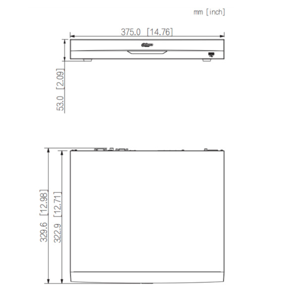 Dahua NVR5216-8P-EI NVR 16ch 384Mbps H265 HDMI 8PoE 2HDD E/S AI (3)