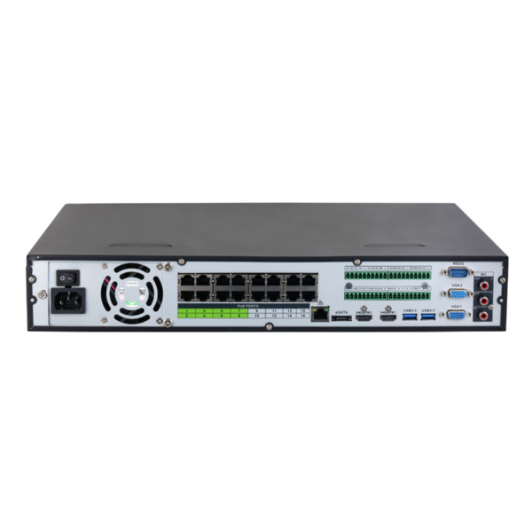 Dahua NVR5416-16P-EI NVR 16ch 384Mbps H265 2xHDMI 16PoE 4HDD E/S AI (2)