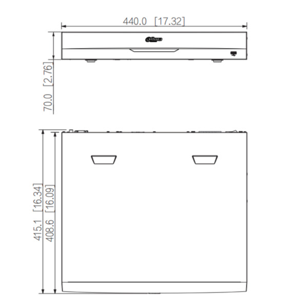 Dahua NVR5416-EI NVR 16ch 384Mbps H265 2xHDMI 4HDD E/S AI (3)