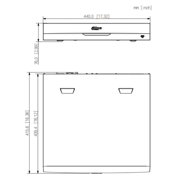Dahua NVR5424-24P-EI NVR 24ch 384Mbps H265 2xHDMI 24PoE 4HDD E/S AI (2)