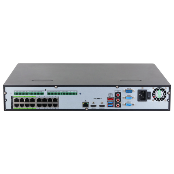 Dahua NVR5432-16P-XI NVR 32ch 512Mbps 4K H265 2xHDMI 16PoE 4HDD E/S AI (1)