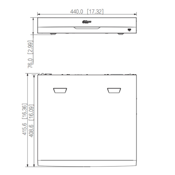 Dahua NVR5432-EI NVR 32ch 384Mbps H265 2xHDMI 4HDD E/S AI (3)