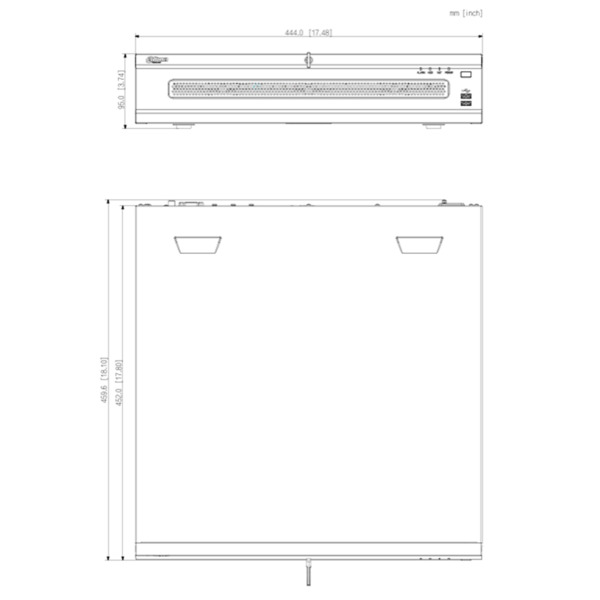 Dahua NVR5864H-XI NVR 64ch 512Mbps H265 2xHDMI 8HDD E/S RAID 0/1/5/6/10 AI (2)