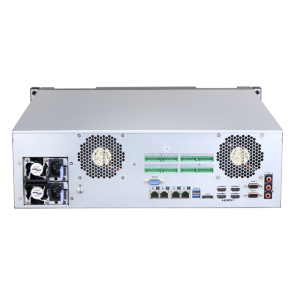 Dahua NVR616RH-128-XI NVR 128ch 1024Mbps 4K H265 4xHDMI 16HDD RAID 0/1/5/6/10 E/S AI Redundant (2)