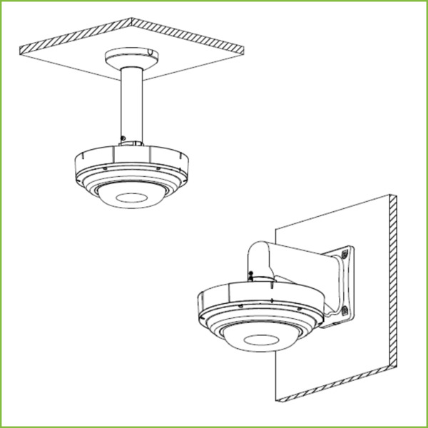 Dahua PFA108 Adaptador de montura PFB300C PFB303W PFA111 (2)