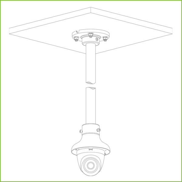 Dahua PFA109 Adaptador de montura para HDBWxxExx, HDBWxxRxx, HDWxxTLxx, HDWxxLxx (3)