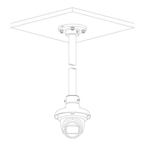 Dahua PFA10C Adaptador de montura para HDWxxxxTMQ HDBWxxxxE-Z HDBWxxxxH-Z (3)