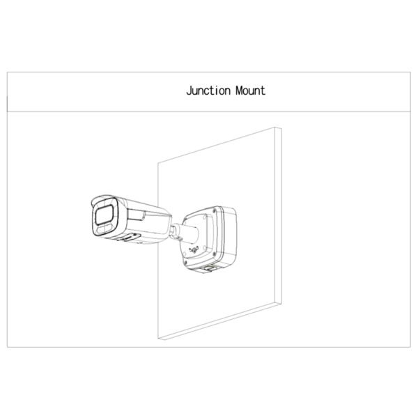 Dahua PFA121-V3 Caja de conexiones rectangular para cámaras Dahua con anclaje en 4 puntos (2)