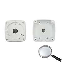 DAHUA PFA123 Caja de conexiones - Para cámaras bullet o domos - Apto para uso exterior - Instalación en techo o pared - Pasador (2)