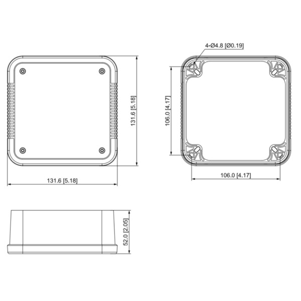 Dahua PFA12C Caja de conexiones de plástico PC (1)