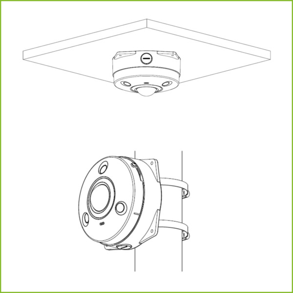 Dahua PFA132-E Caja conexiones para EBW8, EBW3 (2)