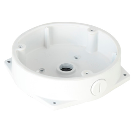 Comprar DAHUA PFA132-E Caja de conexiones - Para cámara fisheye - Fabricado en aluminio - Pasador de cables - Color blanco
