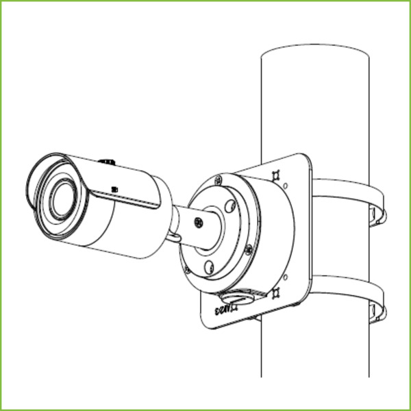 Dahua PFA134 Caja conexiones para HFW1/2/3 anclaje en 3 puntos (2)