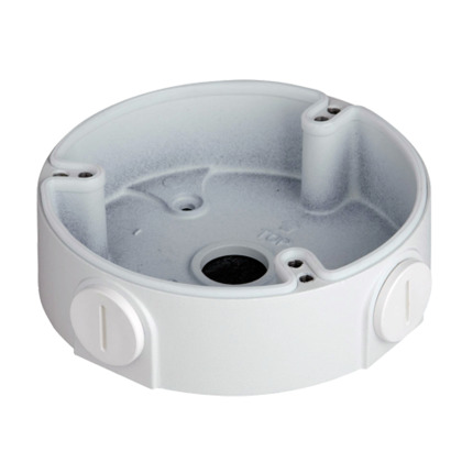 Comprar DAHUA PFA136 Caja de conexiones - Para cámaras domo - Apto para uso exterior - Instalación en techo o pared - Pasador de cables - Color blanco