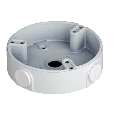 Comprar DAHUA PFA137 Caja de conexiones - Para cámaras domo - Apto para uso exterior - Instalación en techo o pared - Pasador de cables - Color blanco