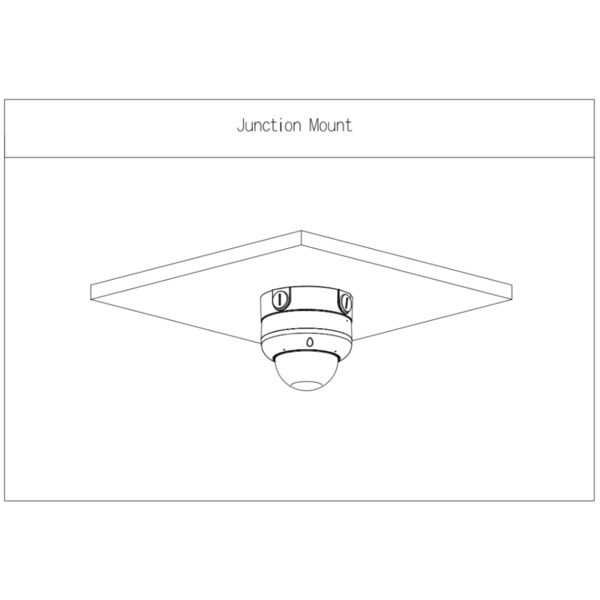 Dahua PFA137-V2 Caja conexiones para Domos, MiniDomos, FishEye con anclaje en 3 puntos (2)