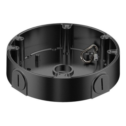 Comprar Dahua PFA138-B-V3 Caja conexiones circular para HDBWx Dahua con anclaje en 3 o 4 puntos. Color Negro
