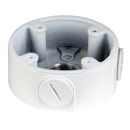 Comprar DAHUA PFA13A-E Caja de conexiones - Para cámaras domos - Apto para uso exterior - Instalación en techo o pared - Pasador de cables - Blanco | 37.2 (Al) x 96.7 (diámetro base) mm