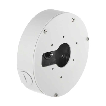 Comprar DAHUA PFA13F Caja de conexiones - Para cámaras domos motorizadas - Apto para uso interior - Aleación de aluminio y SECC - Pasador de cables - Color blanco