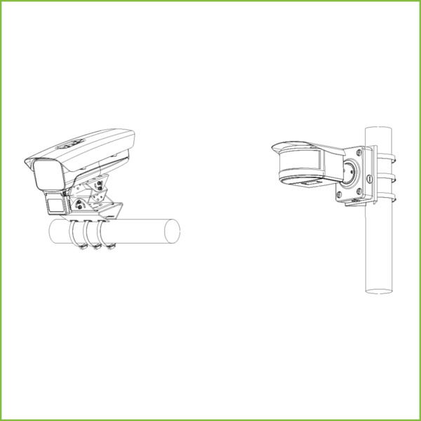 Dahua PFA150-SG Adaptador a poste para PFBxx-SG PFAxx-SG color gris (2)