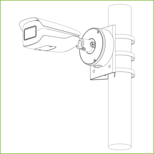 Dahua PFA154 Adaptador a poste para cámaras (2)