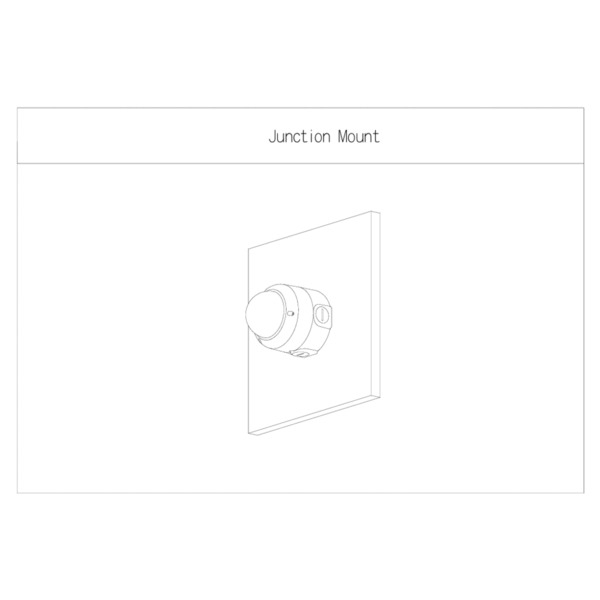 Dahua PFA2310R-B Caja de conexiones HDBW / IPC-EB5 Color negro (2)