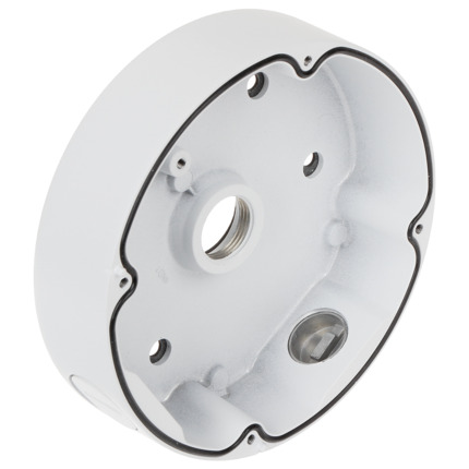 Comprar DAHUA PFA730 Caja de conexiones  - Para cámara posicionadora - Apto para uso en el exterior - Fabricado en Aluminio - Soporte de montaje lateral móvil - Acero y policarbonato - Blanco | 60 mm (Al) x 140 mm (diámetro base)